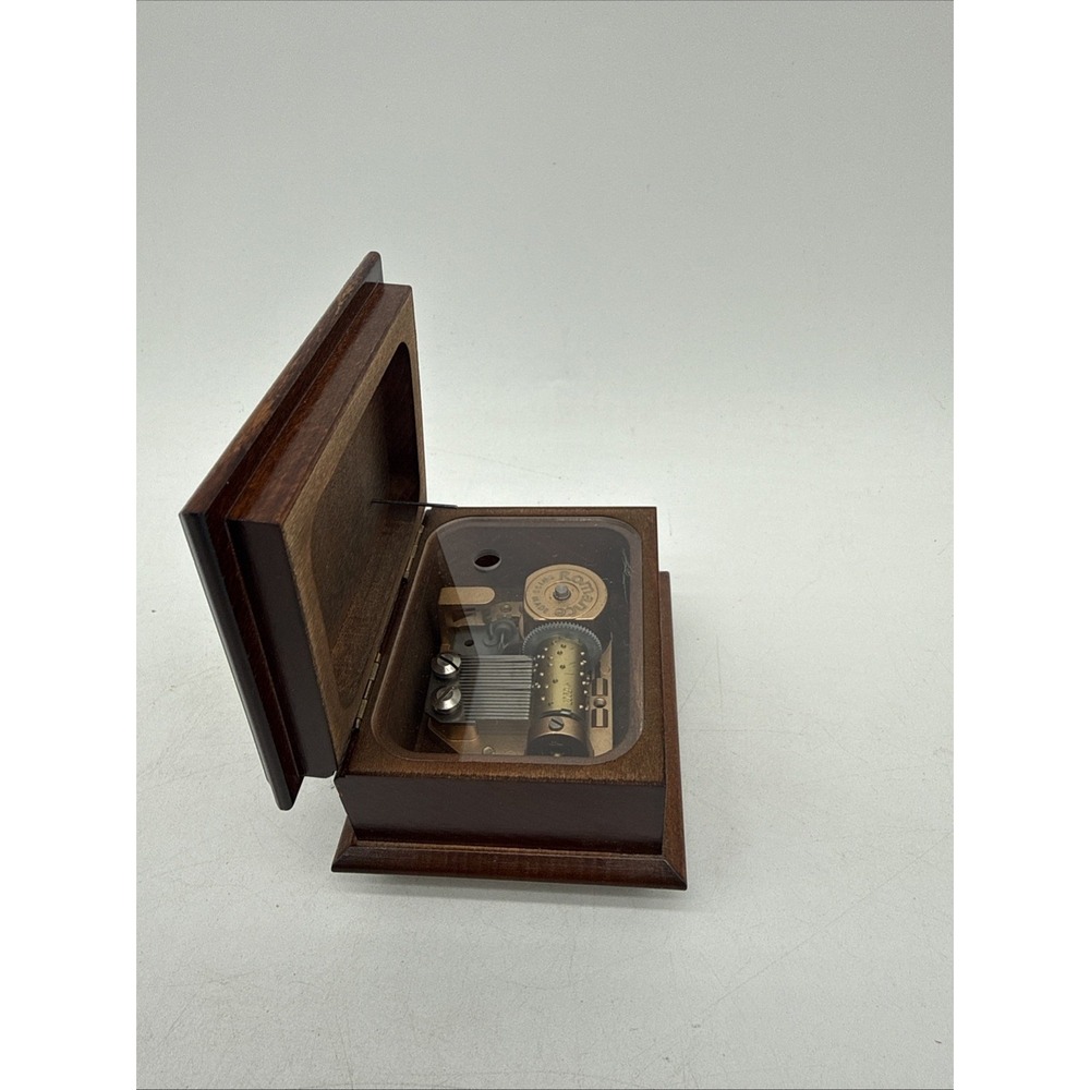 Vintage Jobin Music Box Plays Edelweiss Switzerland - Picture 6 of 10